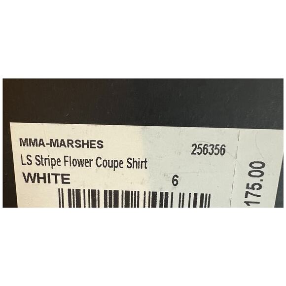 Ted Baker Shirt Mens Size 2XL White Blue Floral Long Sleeve Button Up Collar NWT - Picture 13 of 16